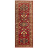 Rug Kazak Fine Pakistan 76x203 Deep Red Cream D