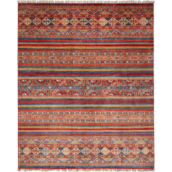 Rug Samarkand Pakistan 199x245 Red Blue Yellow