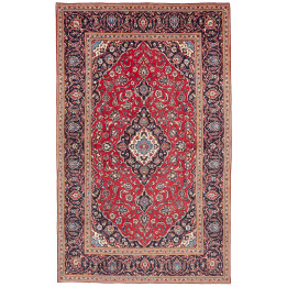 Hand Made Rug Ardakan Persia 197x312 Red Dark B