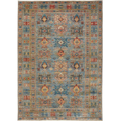 Rug Kazak Fine Pakistan 168x240 Muted Blue Grey
