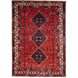 Tappeto Originale Shiraz Persia 225x318 Rosso B