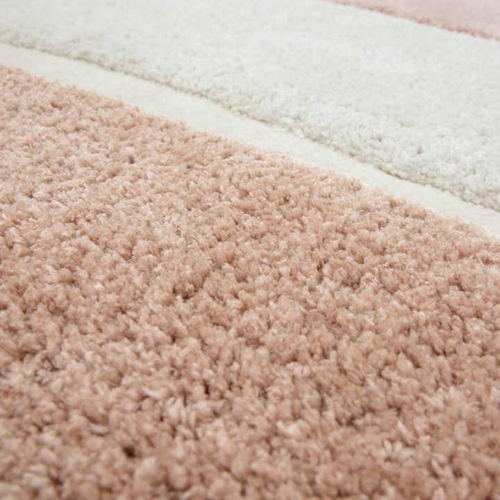Rug Horizon abstract beige dusty pink and terrac