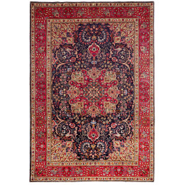 Tappeto Originale Tabriz Persia 204x300 Rosso B