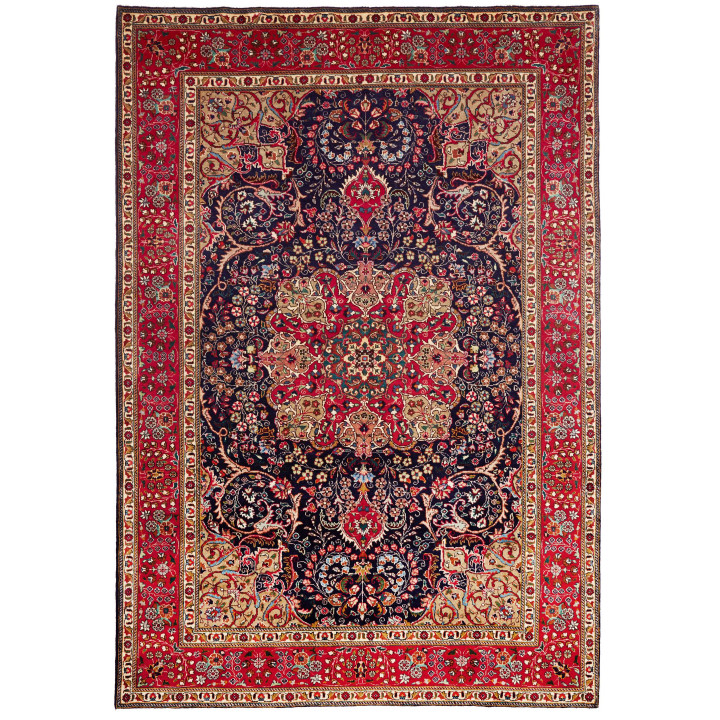 Tappeto Originale Tabriz Persia 204x300 Rosso B