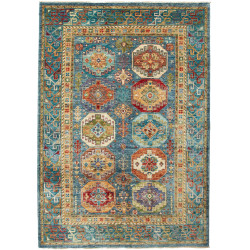 Rug Tribal Pakistan 150x213 Petrol Blue Beige G