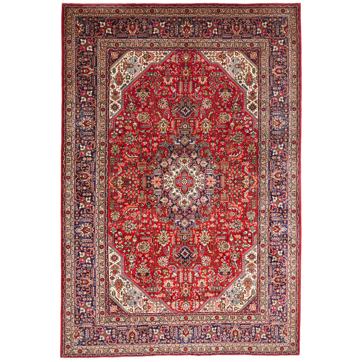 Tappeto Originale Tabriz Persia 200x298 Rosso B