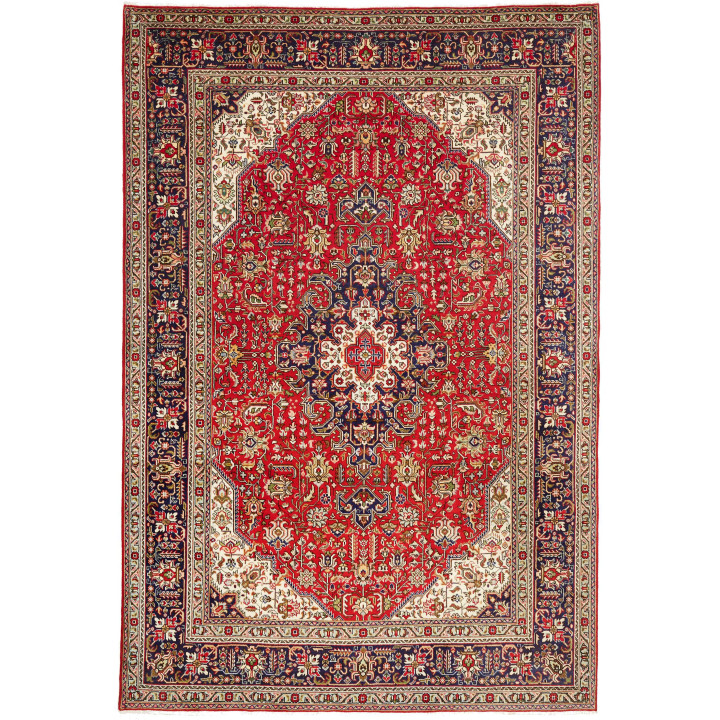 Tappeto Originale Tabriz Persia 202x300 Rosso B
