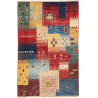 Rug Mosaic Pakistan 81x127 Red Blue Yellow Beig