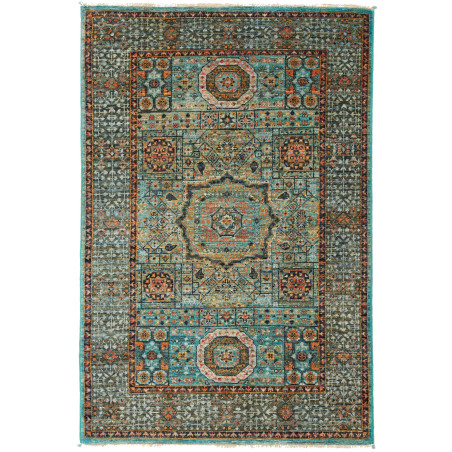 Rug Mamlouk Pakistan 85x126 Emerald Turquoise P
