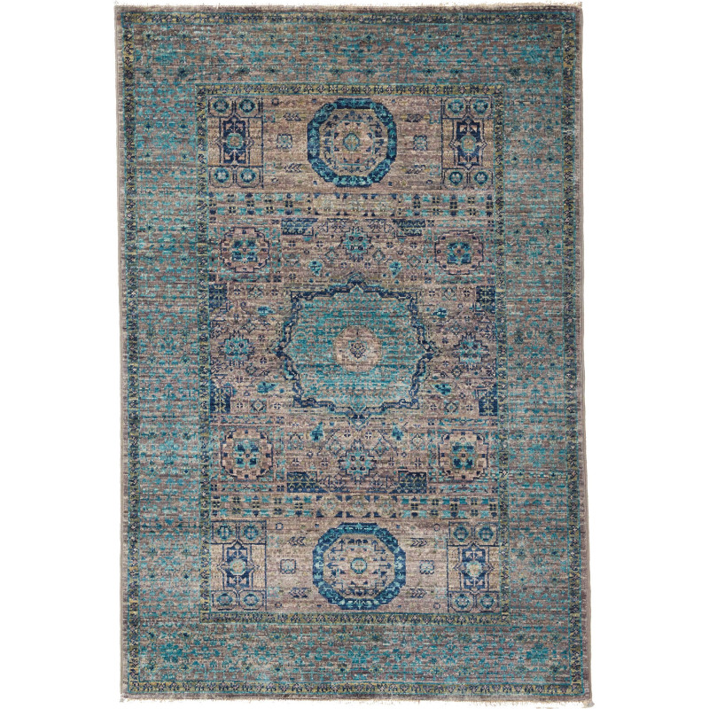 Rug Mamlouk Pakistan 80x118 Petrol Blue Light T