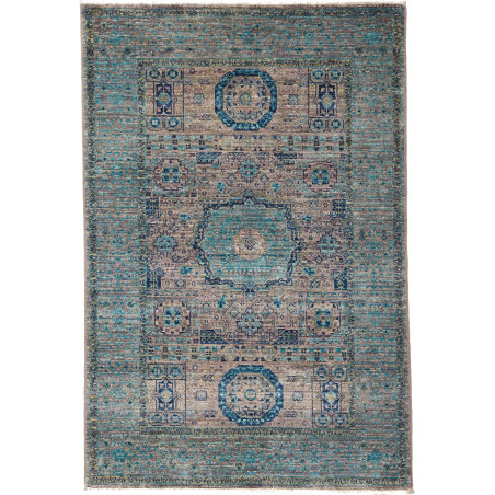 Rug Mamlouk Pakistan 80x118 Petrol Blue Light T