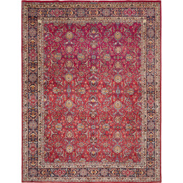 Tappeto Originale Mashad Persia 295x388 Rosso B