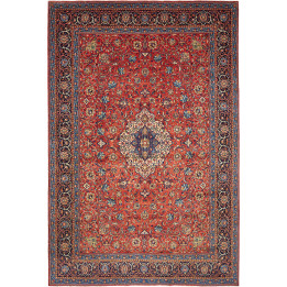 Tappeto Originale Sarough Persia 248x372 Rosso