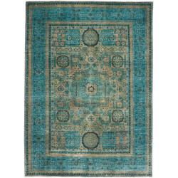 Rug Mamlouk Pakistan 146x199 Turquoise Teal San