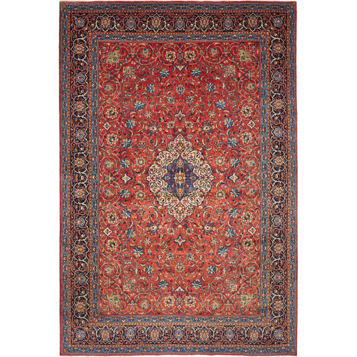 Tappeto Originale Sarough Persia 248x372 Rosso