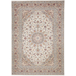 Tappeto Originale Kashan Persia 245x345 Avorio