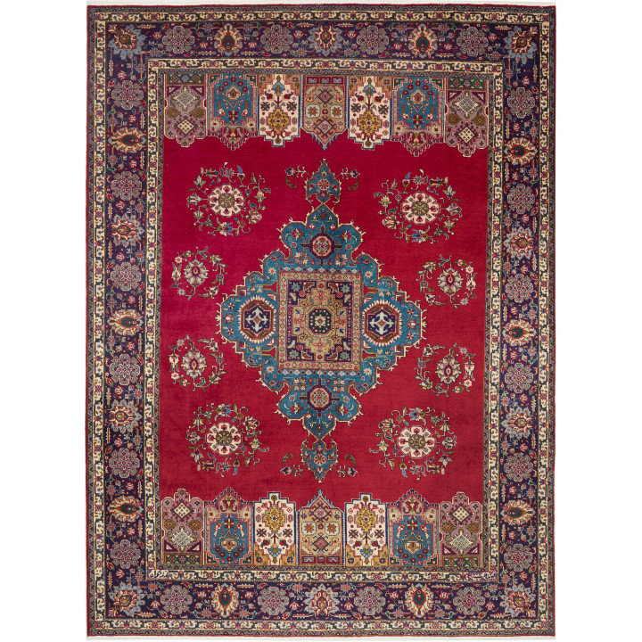 Tappeto Originale Tabriz Persia 243x330 Rosso B