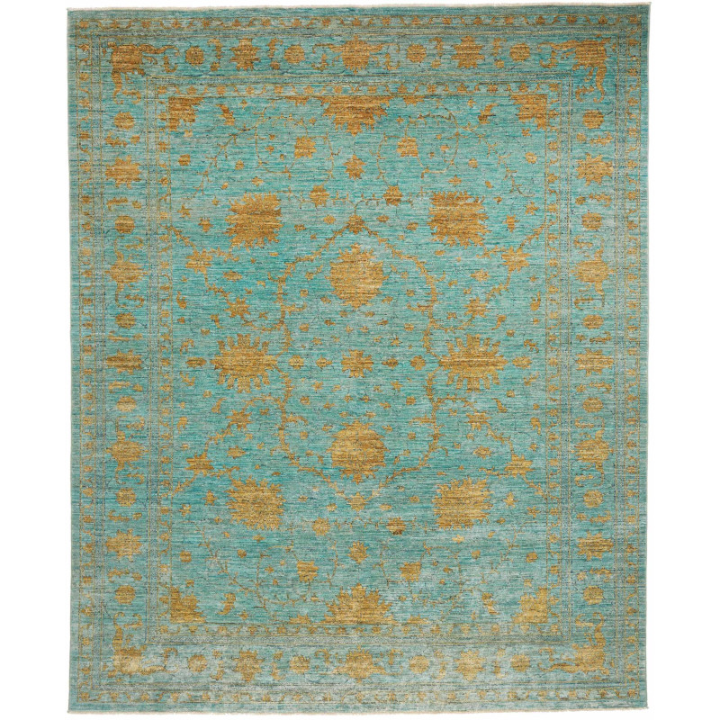 Rug Ziegler Fine Pakistan 253x309 Aqua Gold