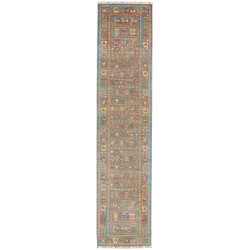 Rug Rubin Pakistan 76x346 Taupe Brown Greenish