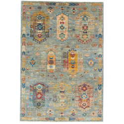 Rug Tribal Pakistan 123x177 Teal Blue