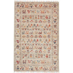 Rug Rubin Pakistan 121x187 Beige Red Blue Yello