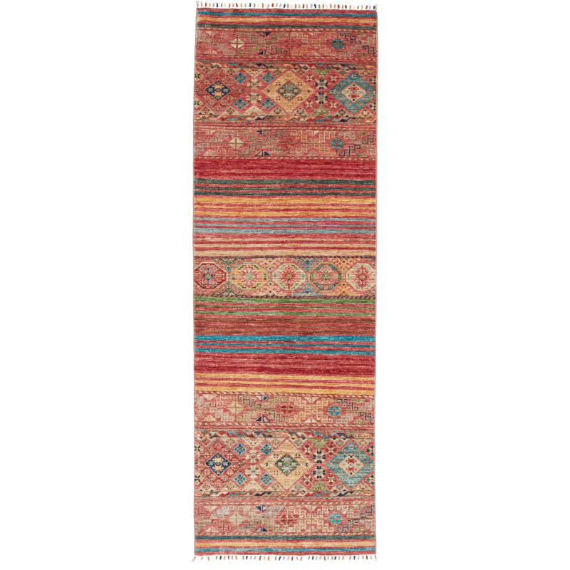 Rug Rubin Pakistan 79x244 Brick Red Terracotta