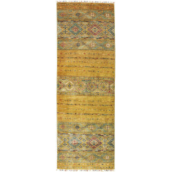 Rug Rubin Pakistan 84x242 Mustard Yellow Aqua G