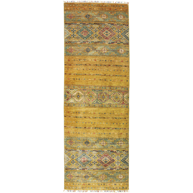 Rug Rubin Pakistan 84x242 Mustard Yellow Aqua G