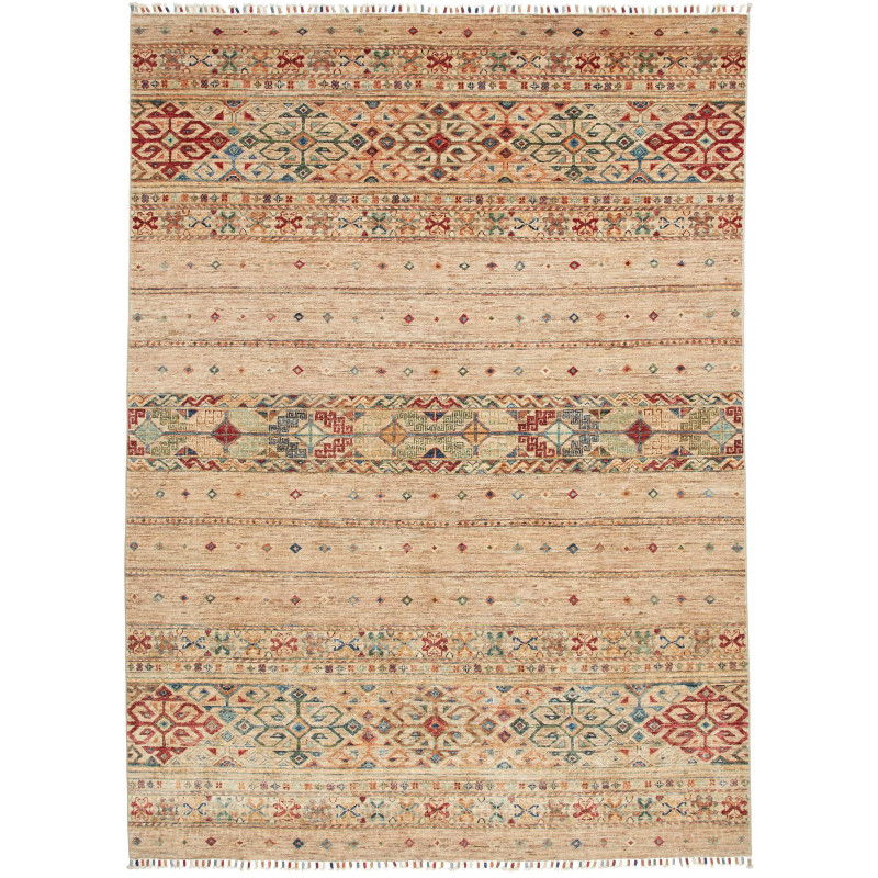 Rug Rubin Pakistan 173x246 Beige Cream Red Turq