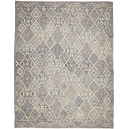 Hand Made Rug Kilim Afghanistan 258x339 Grey Iv