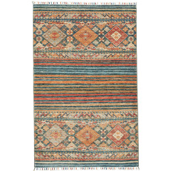Rug Rubin Pakistan 97x153 Teal Blue Terracotta