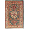 Rug Kazak Fine Pakistan 92x140 Petrol Blue Bric