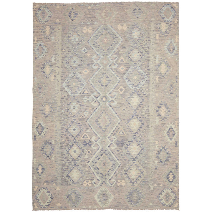 Tappeto Originale Kilim Afghanistan 207x292 Gri