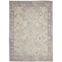 Hand Made Rug Kilim Afghanistan 210x294 Grey Iv