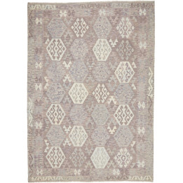 Hand Made Rug Kilim Afghanistan 206x290 Taupe P