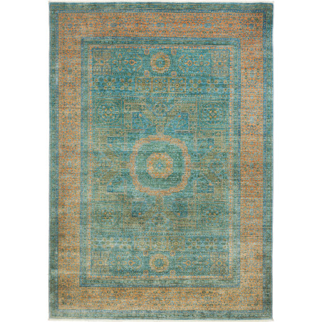 Rug Mamlouk Pakistan 173x240 Teal Rust Gold