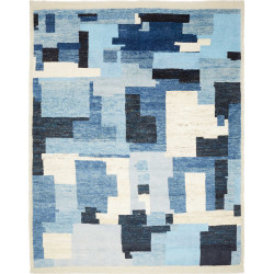 Rug Gabbeh Marrakech Pakistan 249x314 Blue Whit