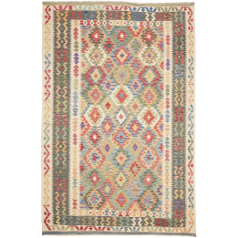 Hand Made Rug Kilim Afghanistan 200x302 Multico