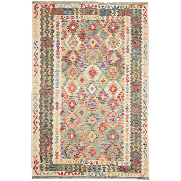 Hand Made Rug Kilim Afghanistan 200x302 Multico