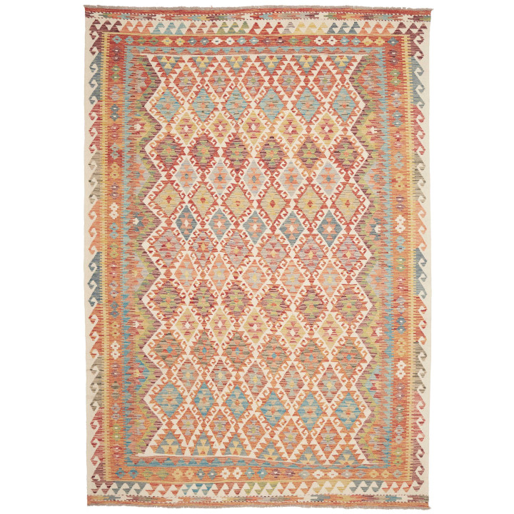 Hand Made Rug Kilim Afghanistan 208x302 Terraco