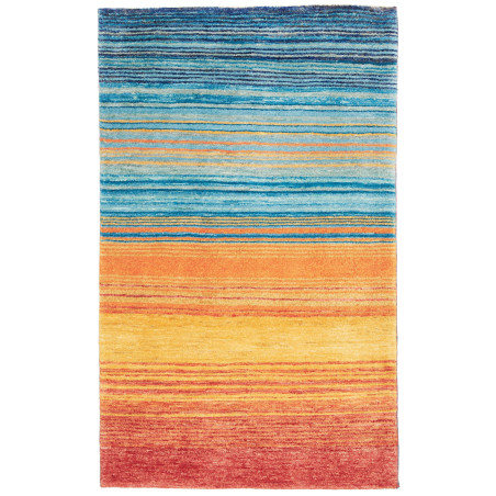 Rug Royal Gabbeh Pakistan 94x152 Blue Orange Ye