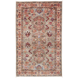 Rug Kazak Fine Pakistan 91x150 Grey Brown Red B