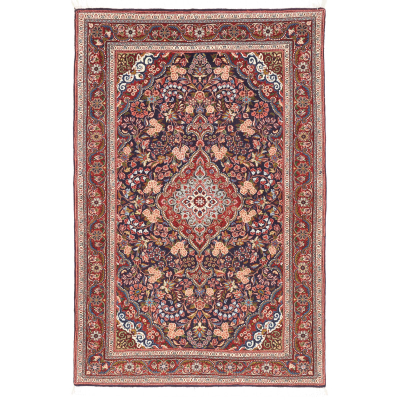 Rug Ilaam Persia 111x164 Navy Blue Burgundy Red