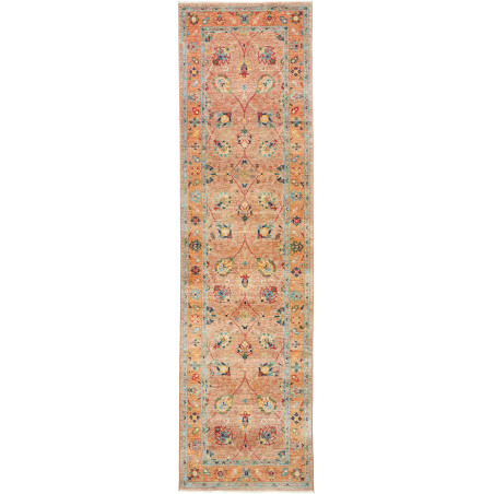 Rug Shahi Fine Pakistan 81x296 Terracotta Orang