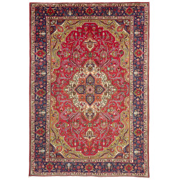 Tappeto Originale Tabriz Persia 202x302 Rosso B