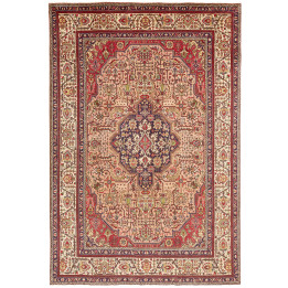 Tappeto Originale Tabriz Persia 200x302 Beige R