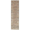 Rug Rubin Pakistan 82x294 Earthy Brownish Gray