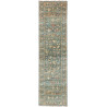 Rug Rubin Pakistan 77x297 Faded Teal Green Beig