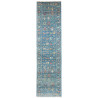 Rug Rubin Pakistan 78x302 Teal Blue Ochre Rust