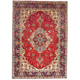 Tappeto Originale Tabriz Persia 200x282 Rosso B
